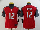 Youth Buccaneers 12 Tom Brady Red Vapor Untouchable Limited Jersey,baseball caps,new era cap wholesale,wholesale hats